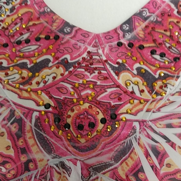 P/P size, art deco dress by Style&Co petite - Picture 2 of 7